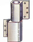 Surface Mounted Hinges for Fiberglas Doors